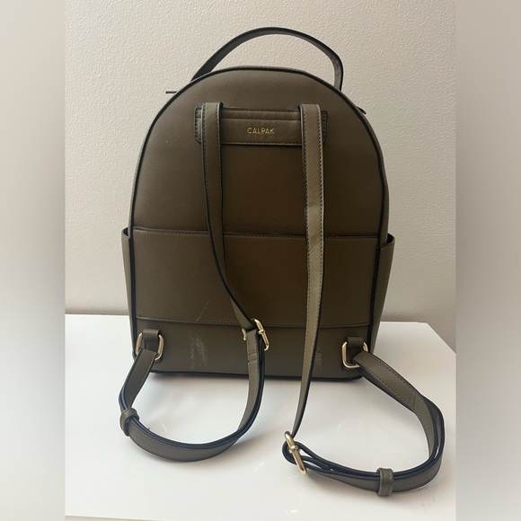 CALPAK Kaya Rounded Backpack Olive Green - Picture 2 of 7